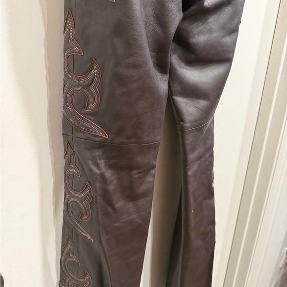 Bebe Brown Leather Garment. Pre-loved - Picture 6 of 16
